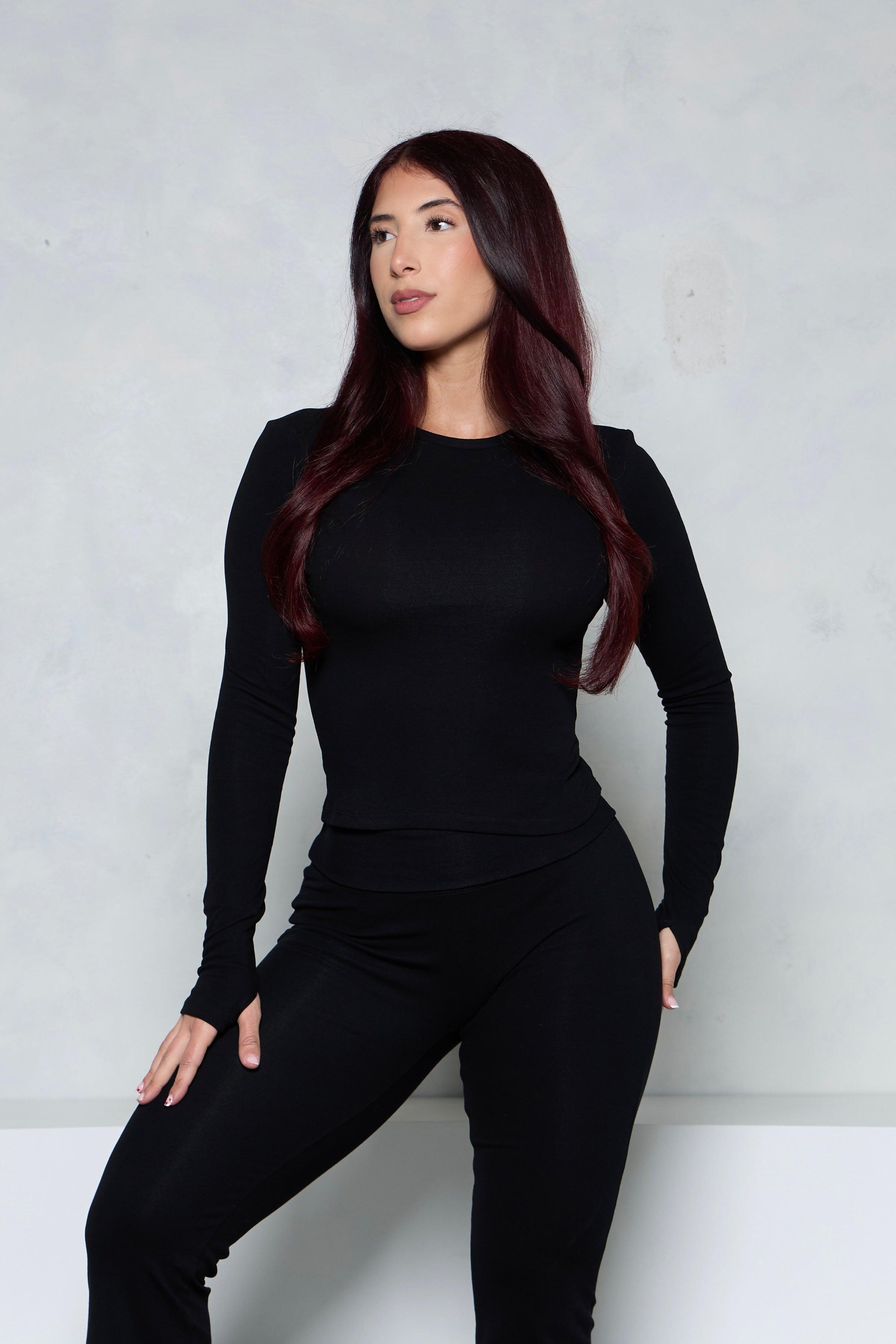 Pchee Black Comfy Long Sleeve - Pcheebum