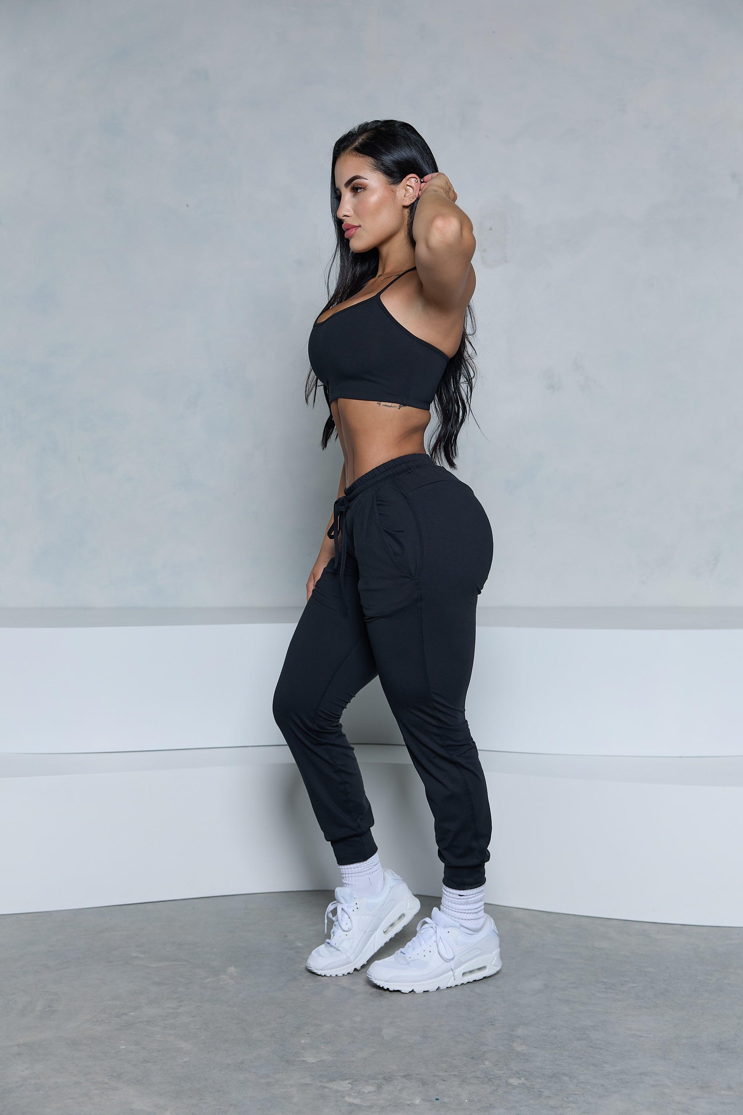 Pchee Black 3-Piece Jogger Set - Pcheebum