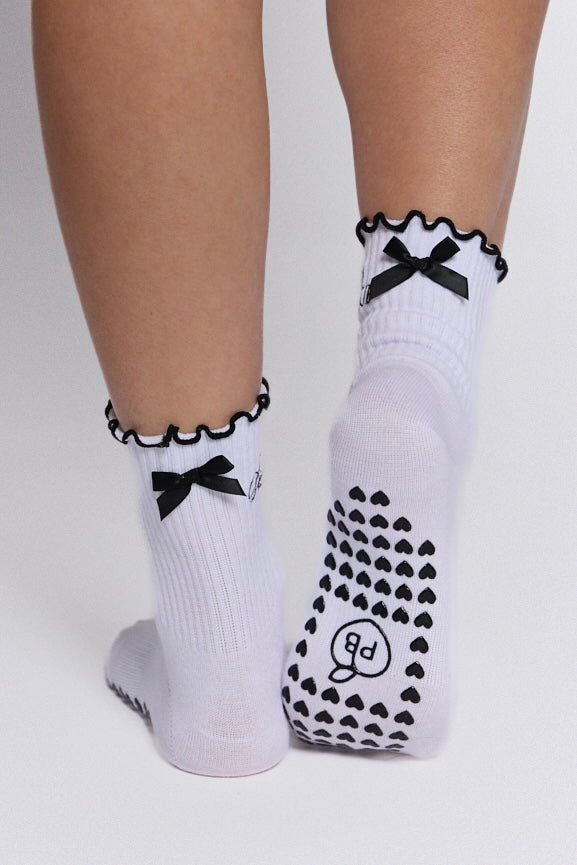 Pchee Black Pilates Socks