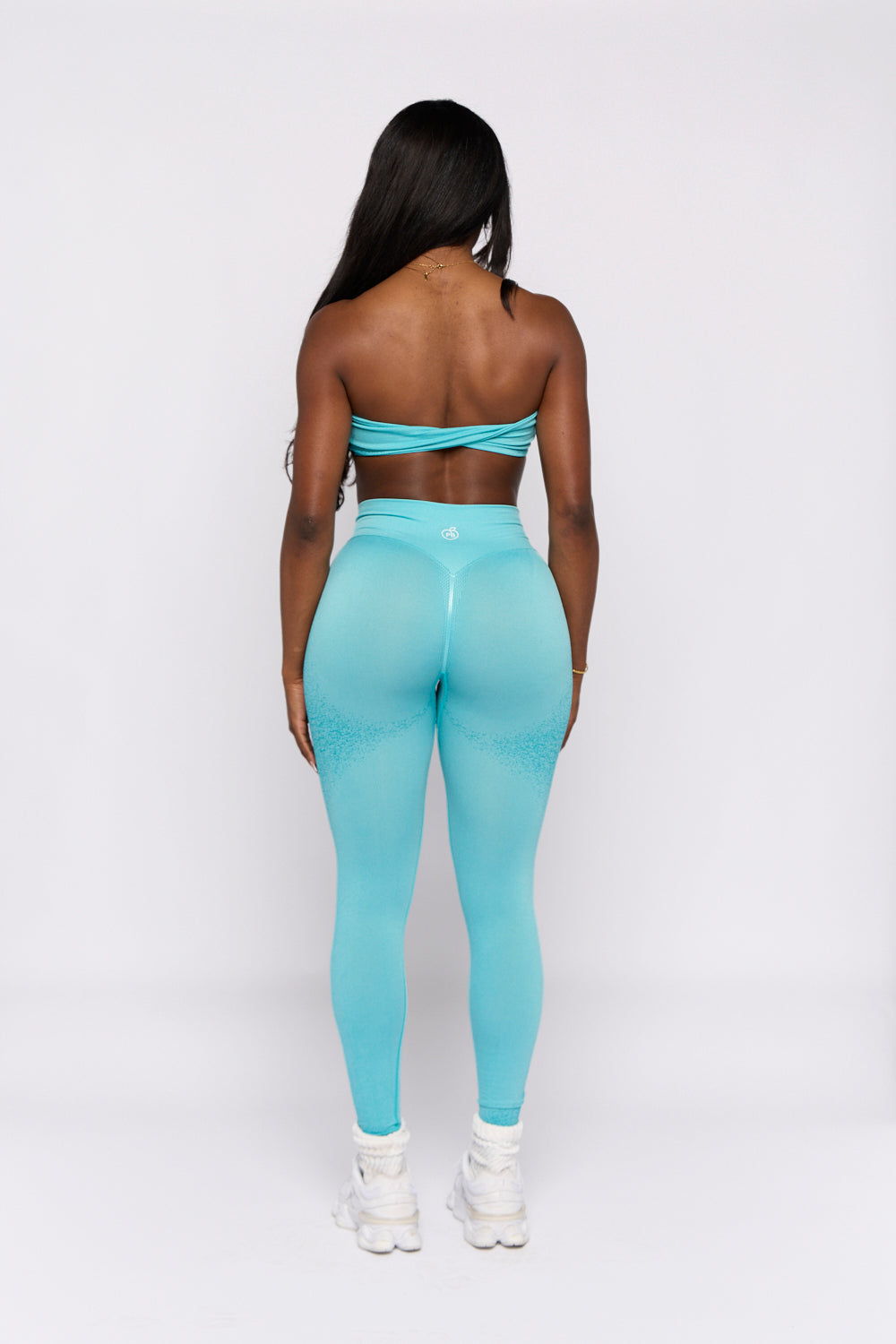 Aqua Spray Contour Scrunch Butt Leggings