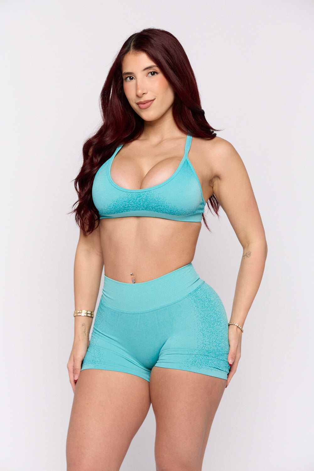 Aqua Spray Contour Scrunch Butt Shorts