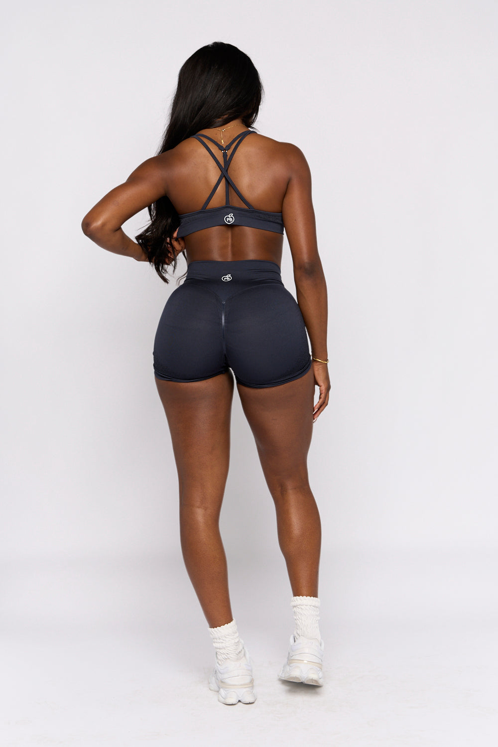 Onyx Spray Contour Scrunch Butt Shorts